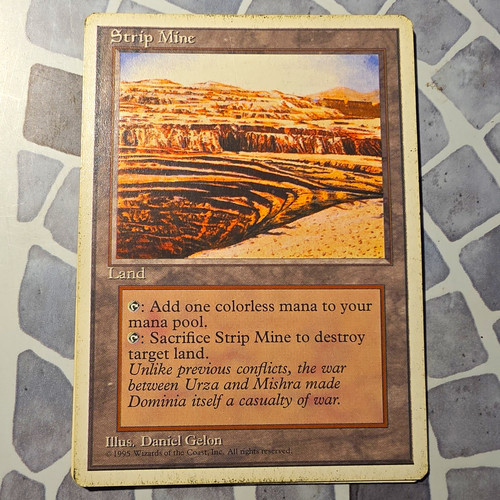 Strip mine mtg core set - mine, 4th