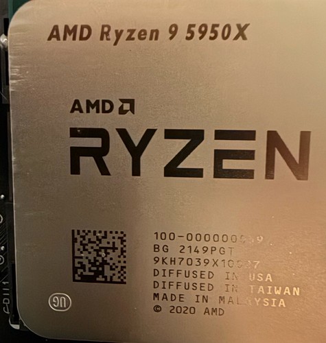 Amd ryzen 5950x - 9, 3.40ghz